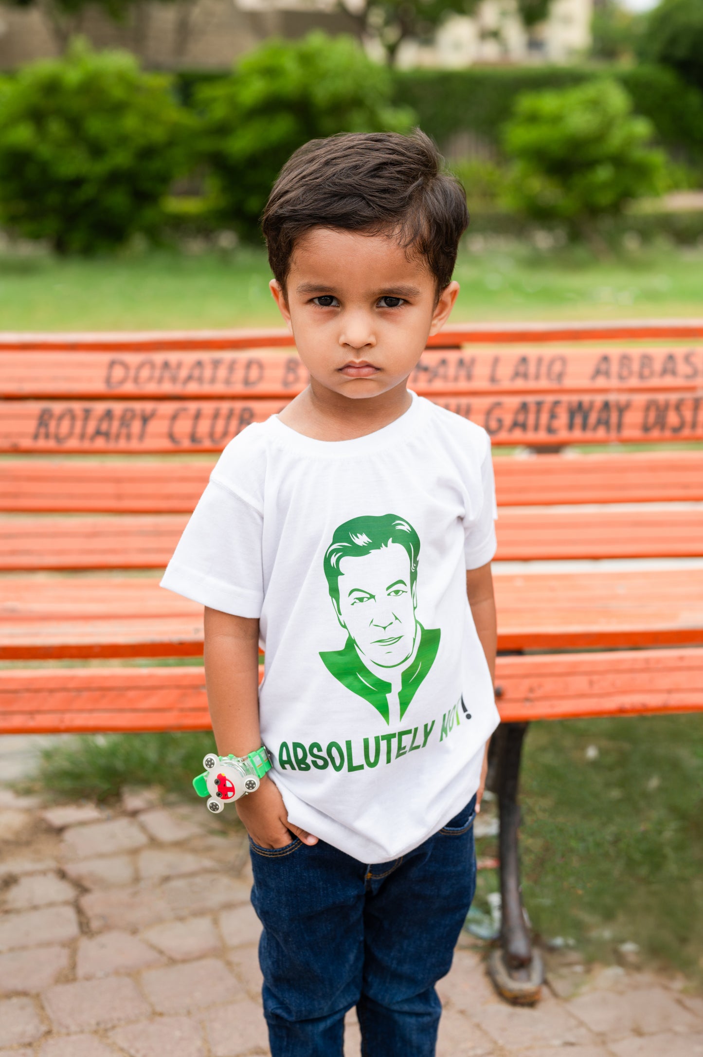 Absolutely Not –  Imran Khan's printed T-Shirt