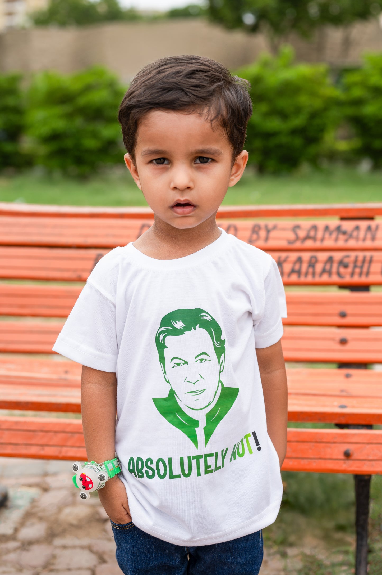 Absolutely Not –  Imran Khan's printed T-Shirt