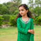 Azadi Bloom – Hand-Painted Kurti with Farshi Shalwar